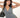 MOTEL - " Luno" - Button Front Vest Top in Pinstripe Grey