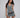 MOTEL - " Luno" - Button Front Vest Top in Pinstripe Grey