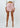 Motel Light Pink Silver Belt Wrap Side Slit Skirt