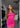 One Last Time Dress Hot Pink